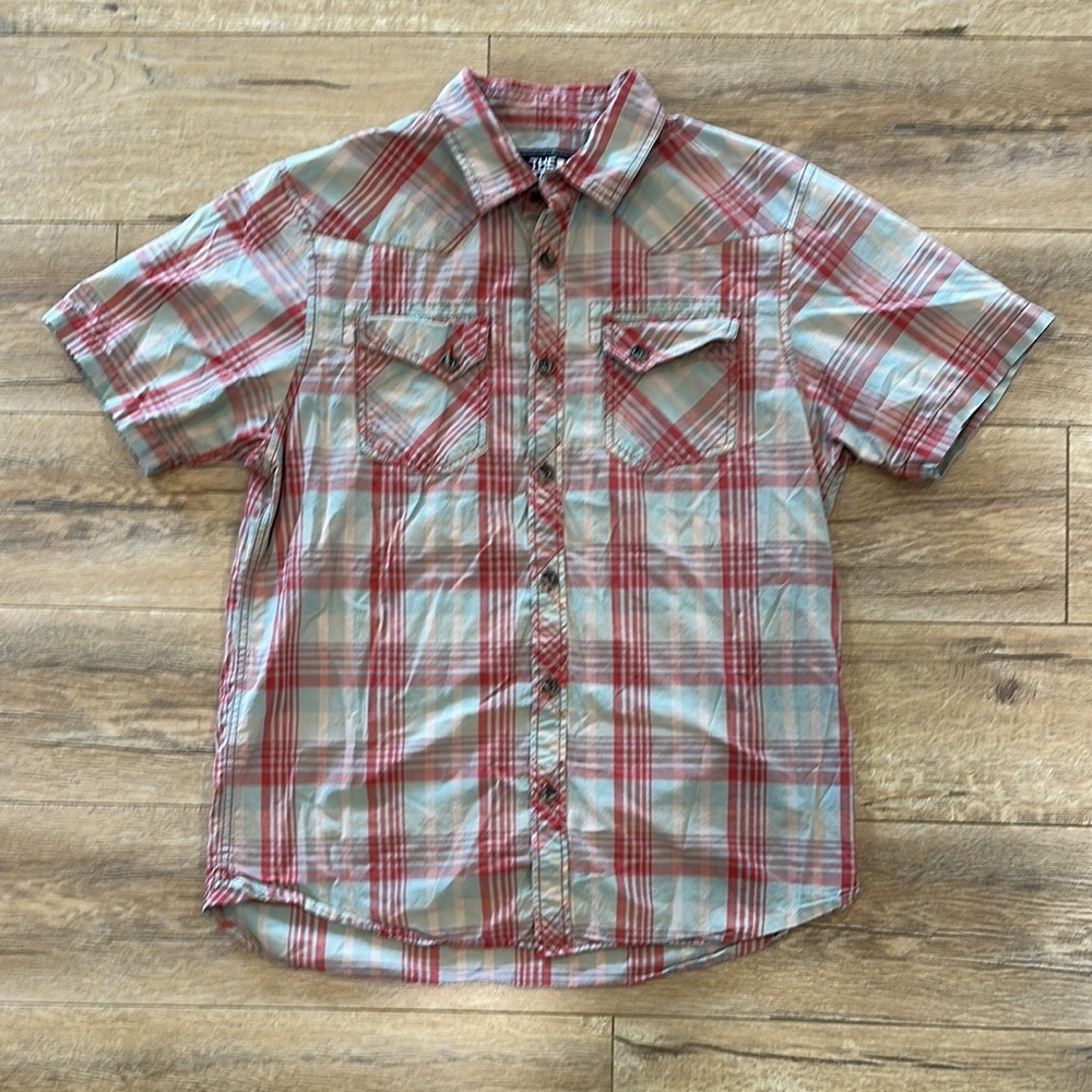 The North Face Men’s Plaid Short Sleeve Shirt Size Medium